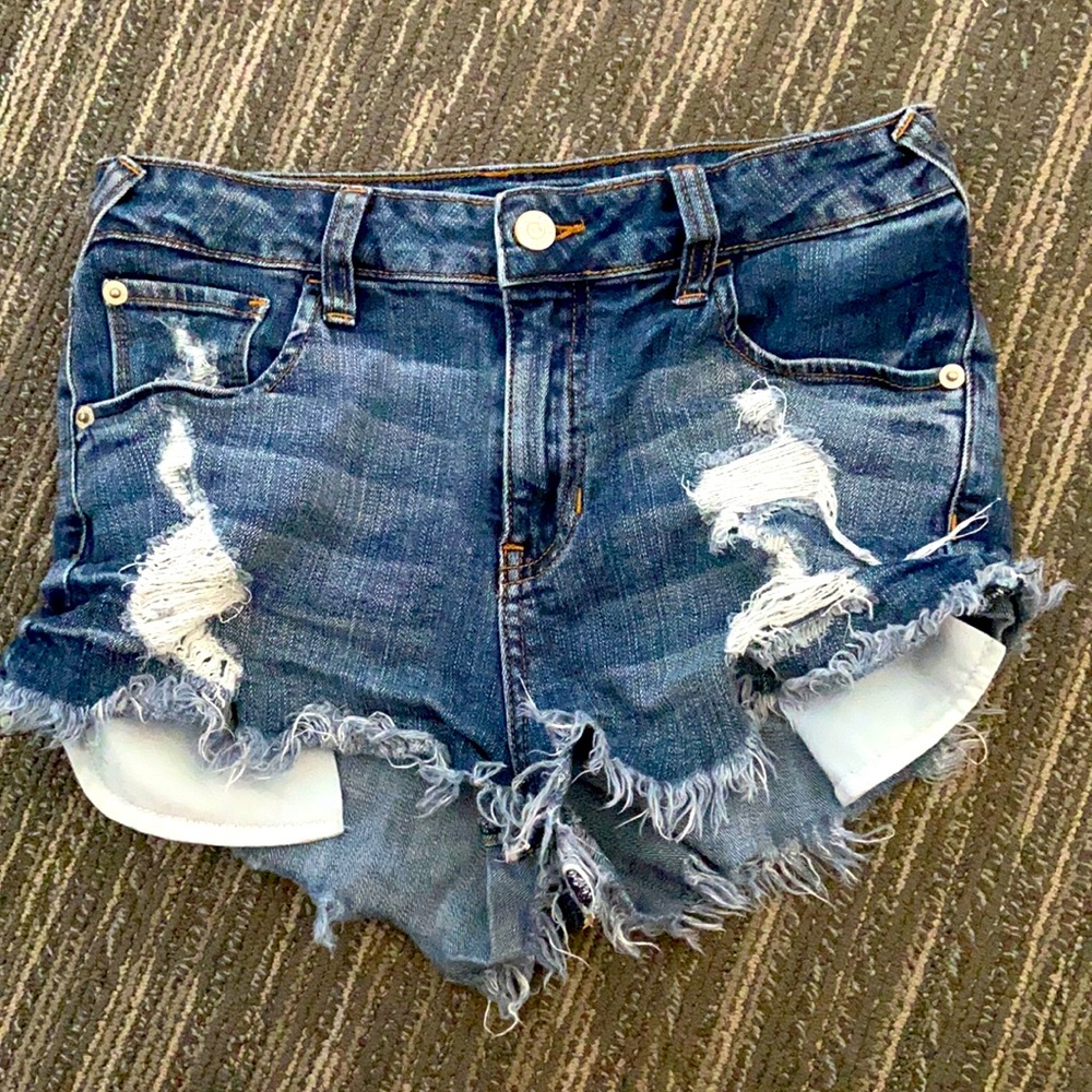 JustUSA Ripped Jean Shorts